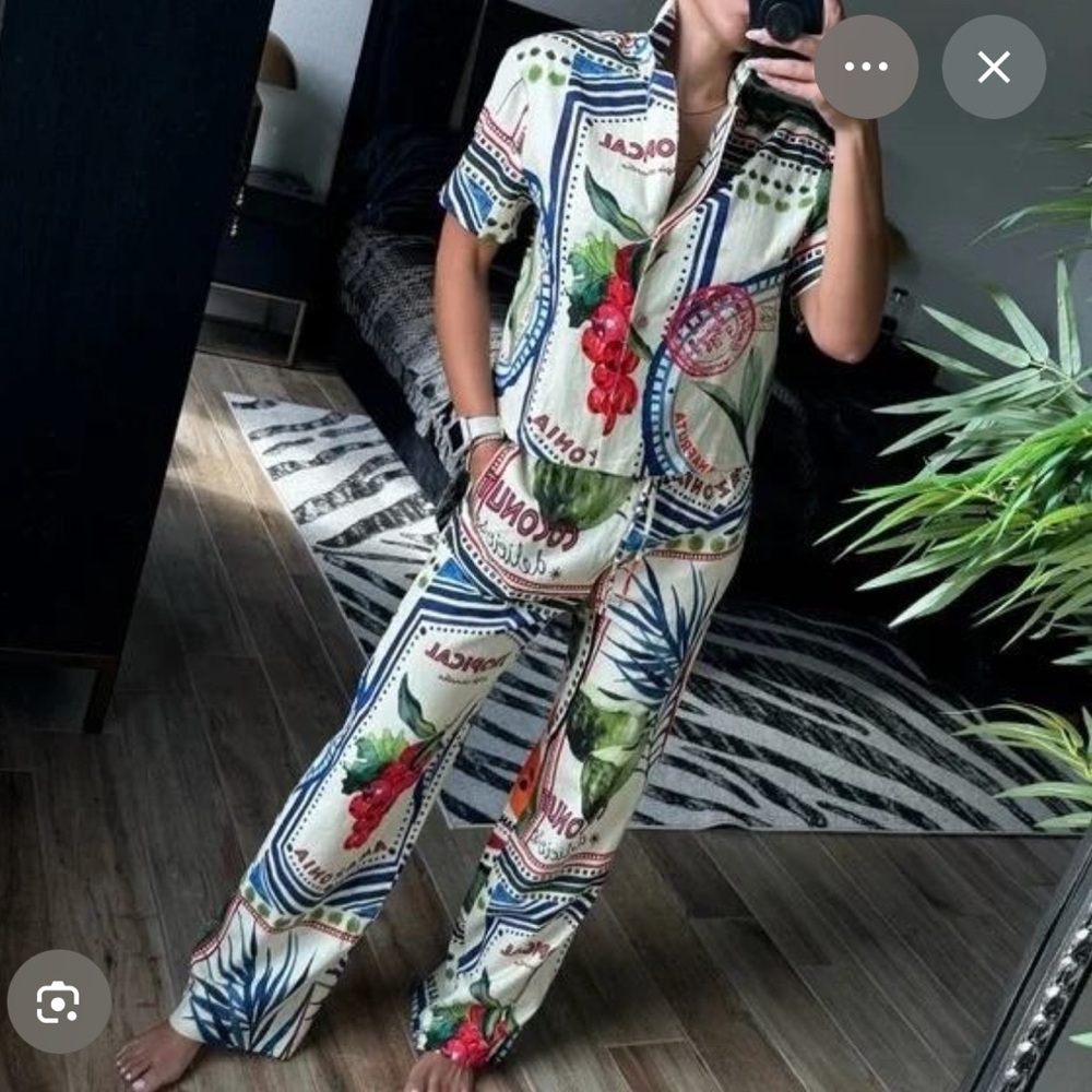 Rachel Zoe Matching Linen Set NWT